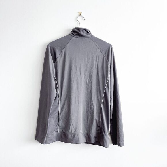 Adidas Climalite Men's Full Zip Track Activewear Jacket Gray Yellow Large - Picture 2 of 7